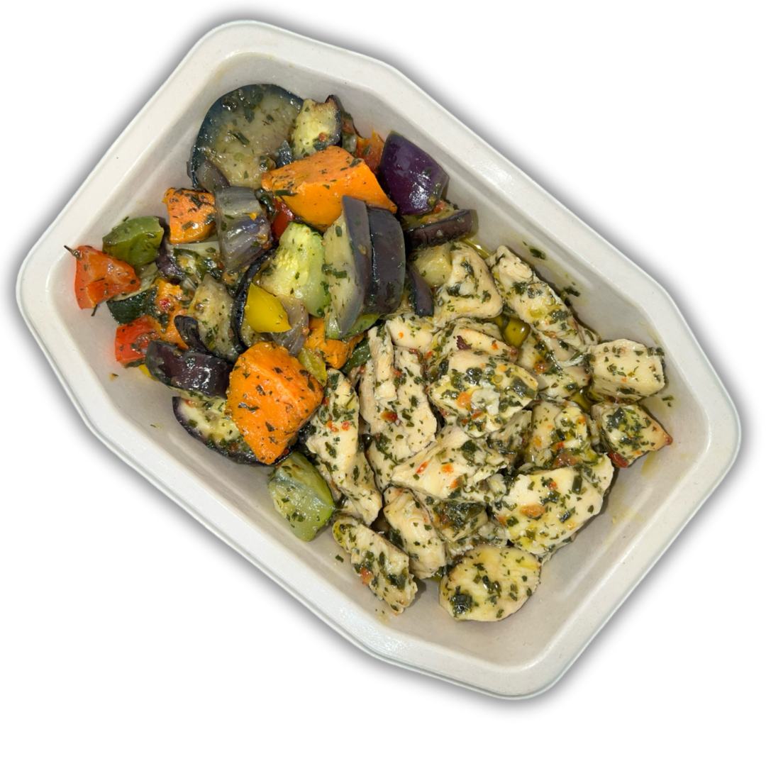 Chicken Monsieur met Gegrilde Groenten the goody foody