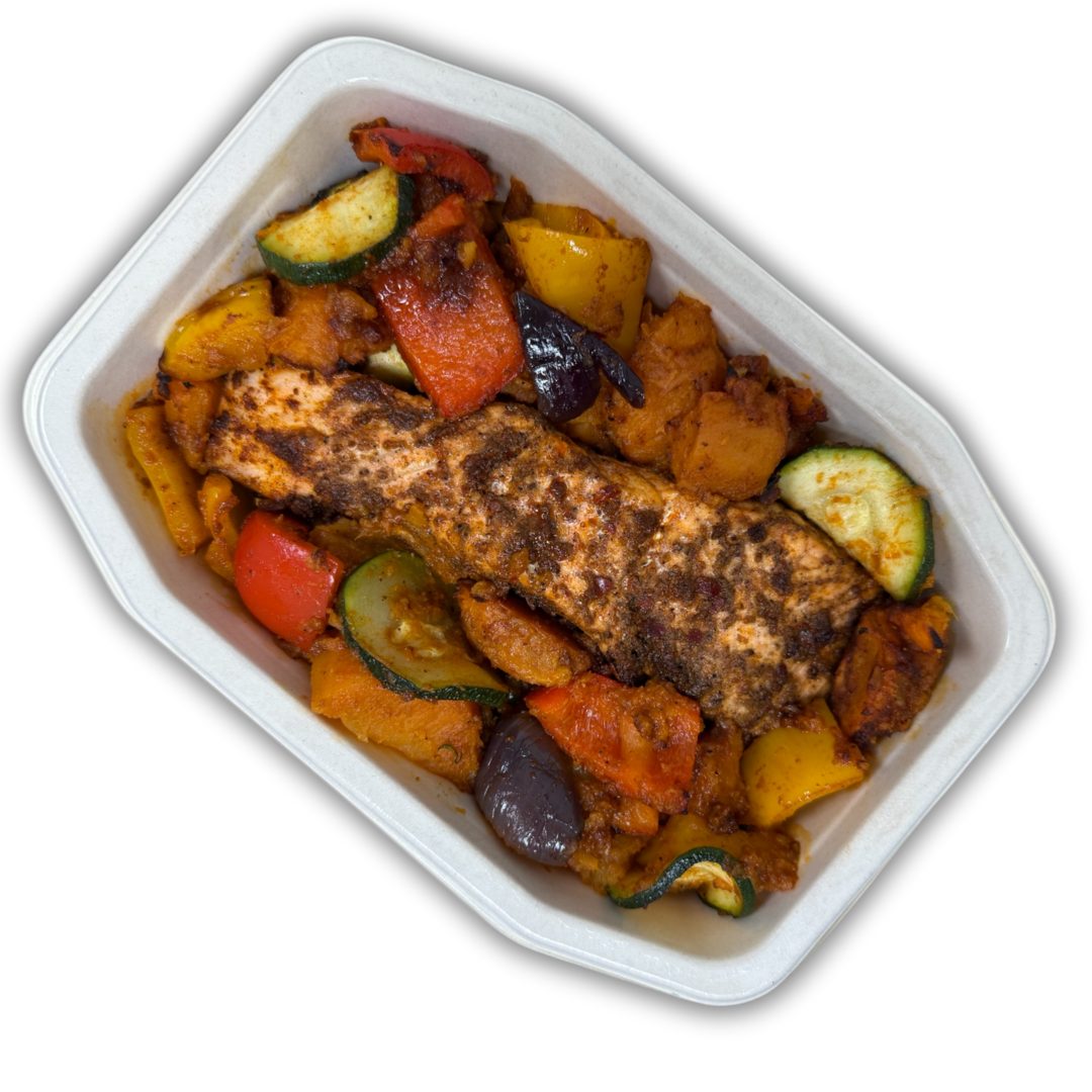 Zalm met Groentenmix the goody foody