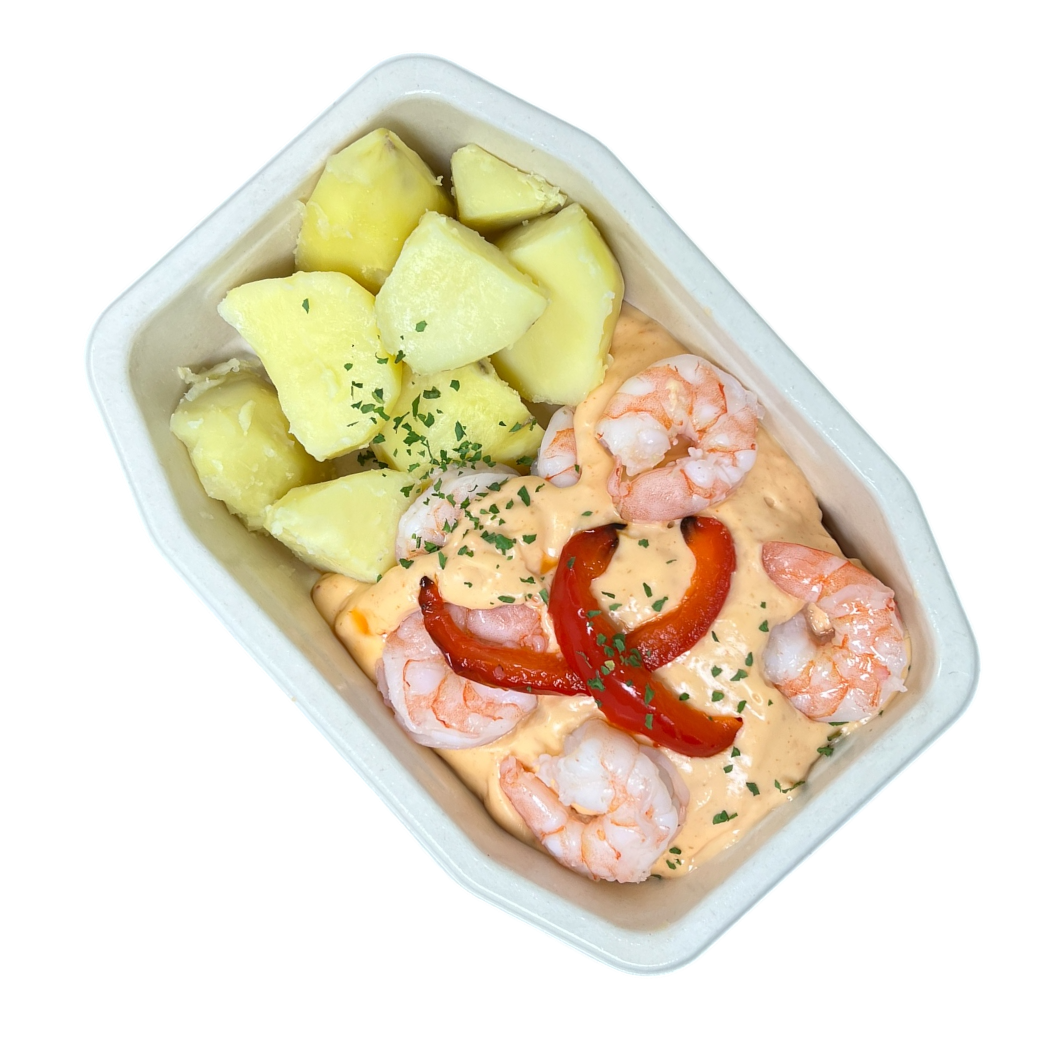 Dynamite Shrimps Aardappelen