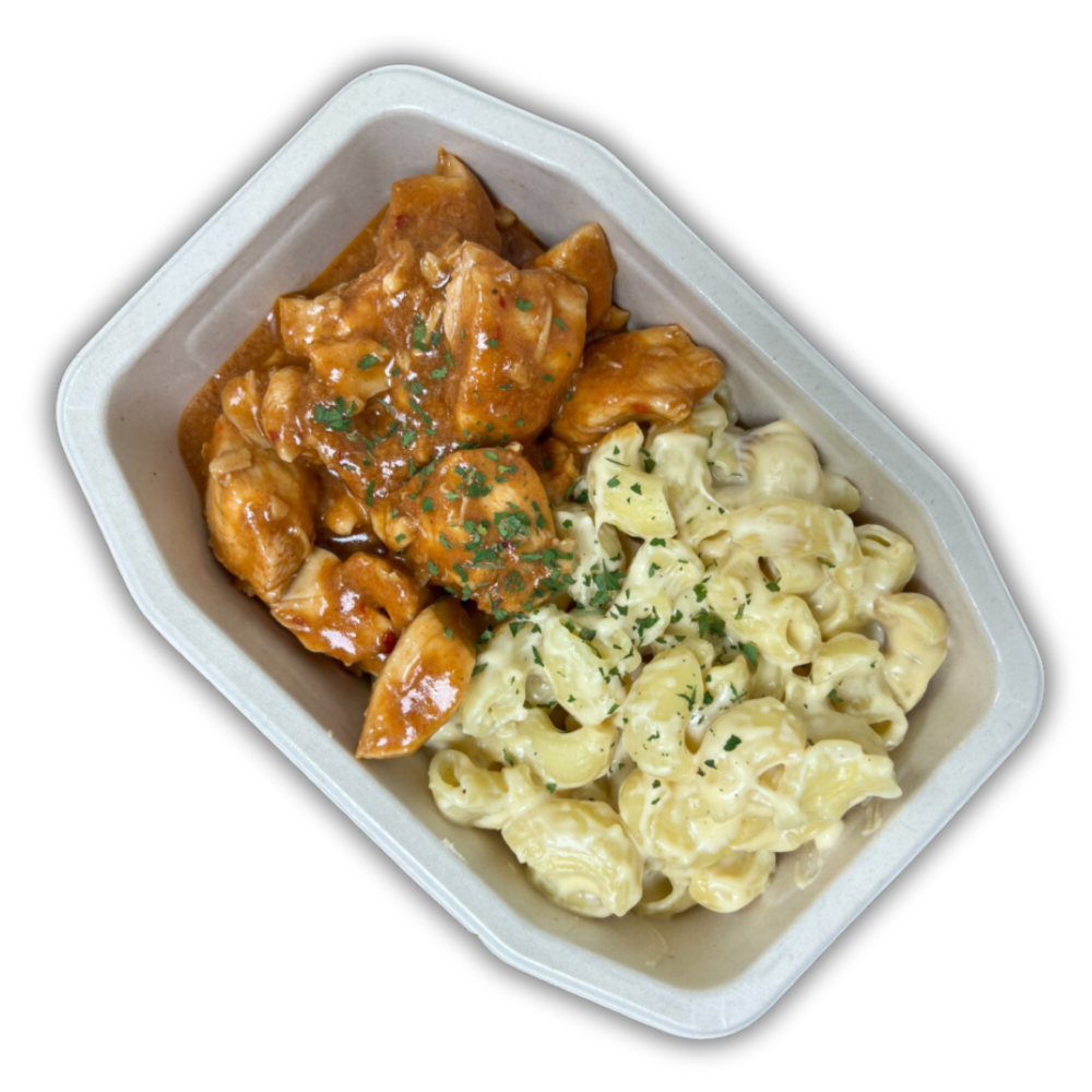 BBQ Chicken Mac'n Cheese | Kant-en-klaar Mealprep Maaltijd | The Goody Foody