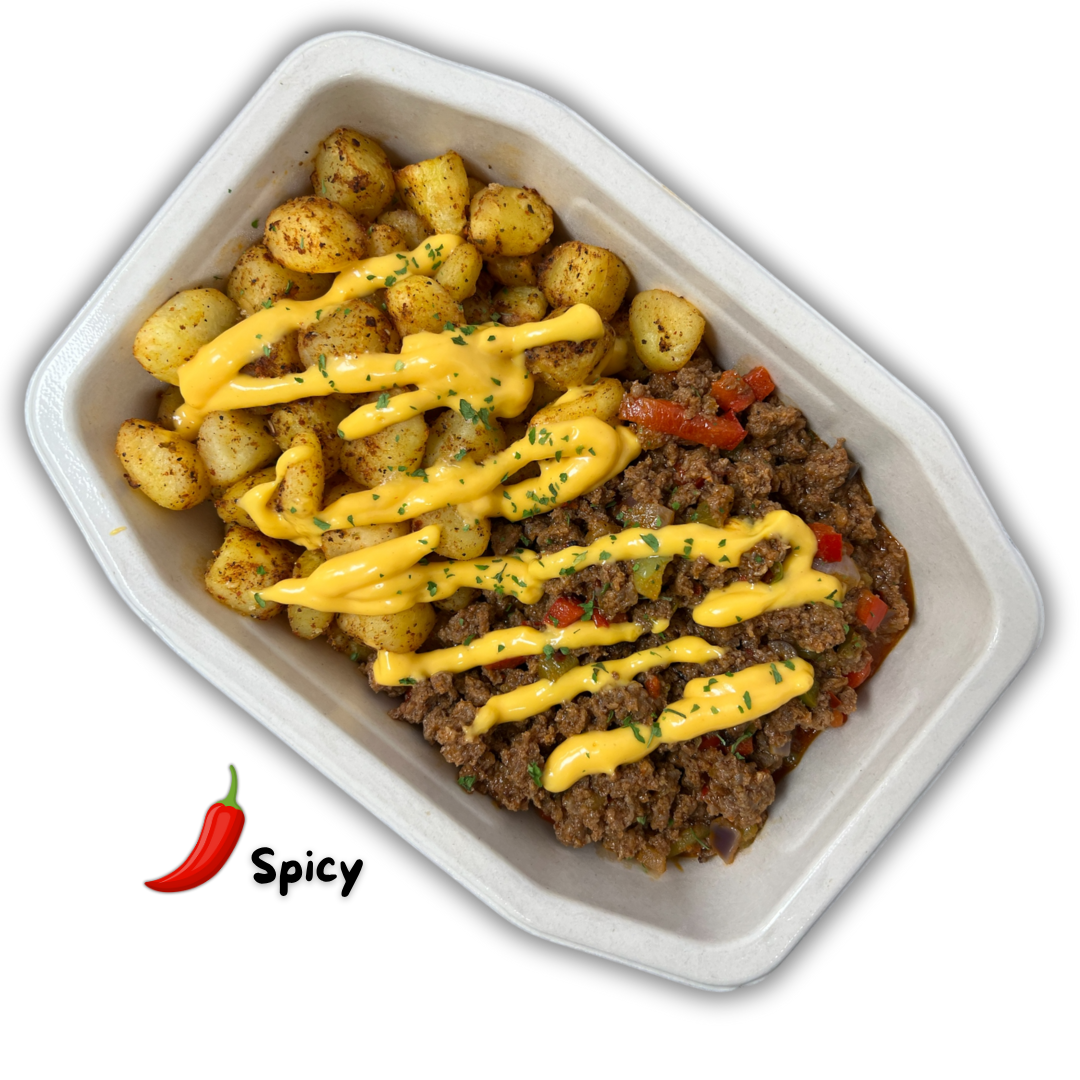 Cheesy Loaded Beef the goody foody