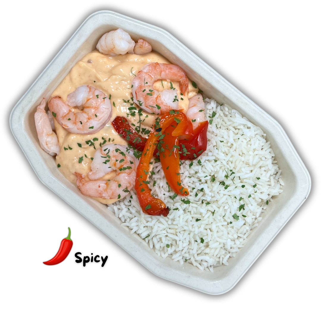 Dynamite Shrimps met Rijst the goody foody 
