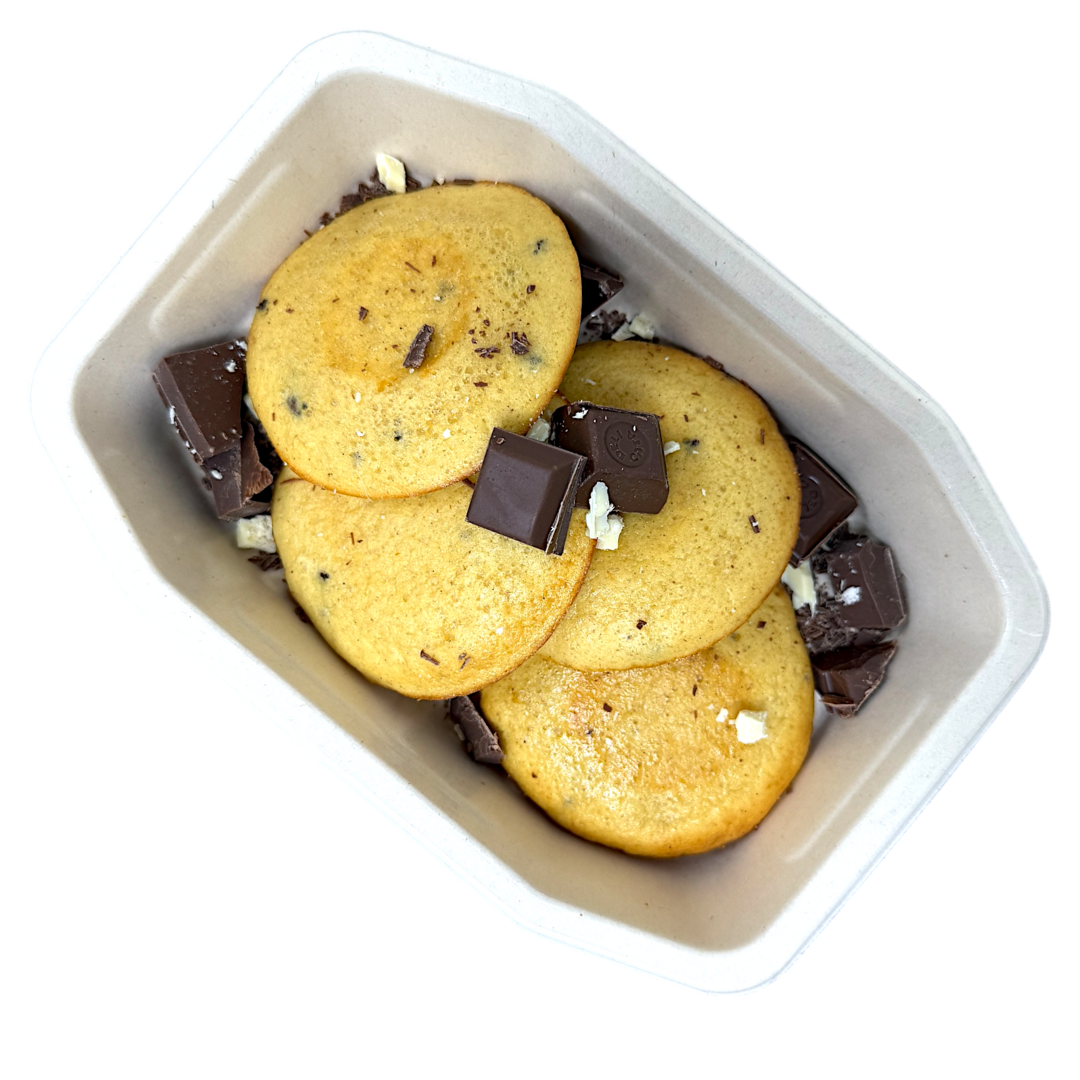 Highprotein Black & white Pancake the goody foody 