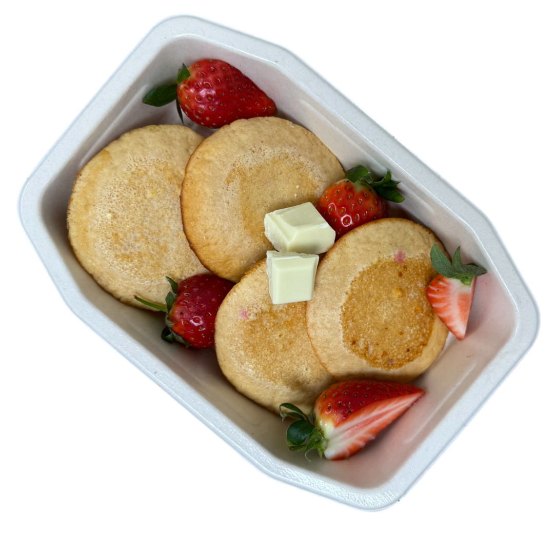 Highprotein Strawberry Pancake the goody foody 