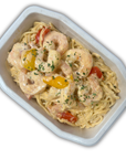 Pasta Alfredo Shrimps the goody foody 