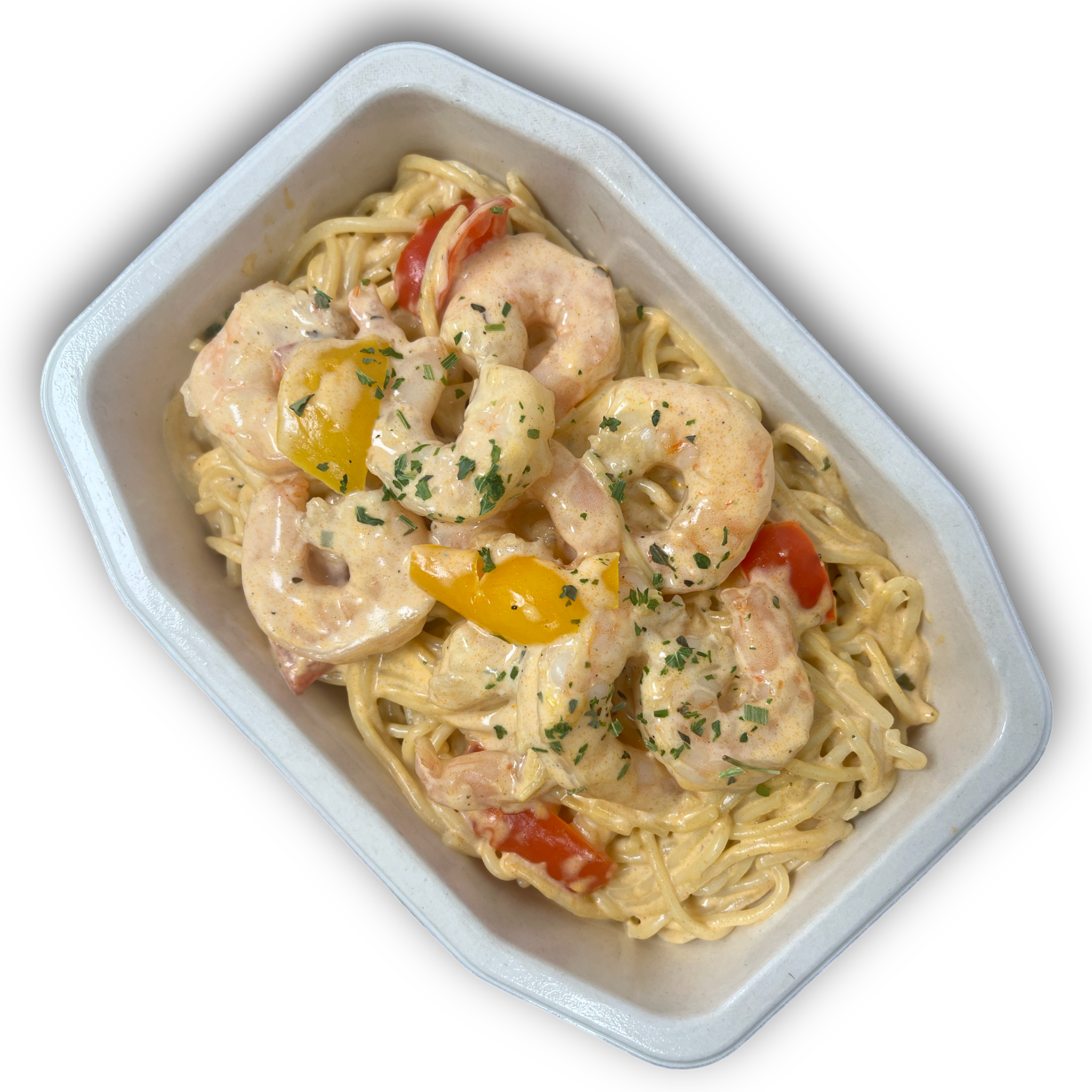 Pasta Alfredo Shrimps | Kant-en-klaar Mealprep Maaltijd | The Goody Foody