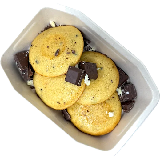 Highprotein Black & white Pancake