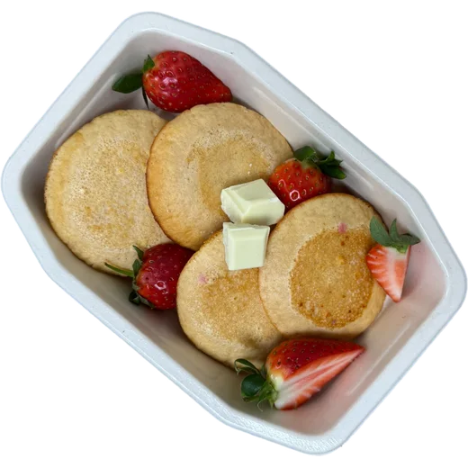 Highprotein Strawberry Pancake