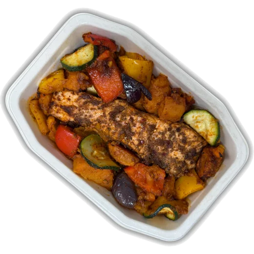 Zalm met Groentenmix