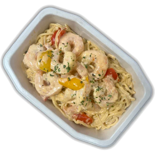 Alfredo Shrimps Pasta